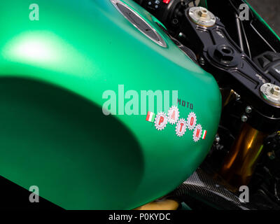 Moto Paton, leichte Motorrad aus Italien, Isle of Man TT Straße Rennen, Mountain Course, 2018 Stockfoto
