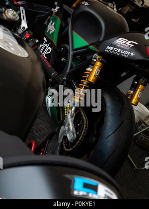 Moto Paton, leichte Motorrad aus Italien, Isle of Man TT Straße Rennen, Mountain Course, 2018 Stockfoto