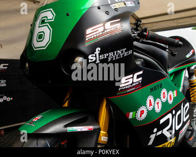 Moto Paton, leichte Motorrad aus Italien, Isle of Man TT Straße Rennen, Mountain Course, 2018 Stockfoto
