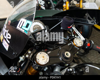 Moto Paton, leichte Motorrad aus Italien, Isle of Man TT Straße Rennen, Mountain Course, 2018 Stockfoto