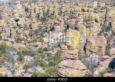 Blick von der Massai. Chiricahua National Monument, Willcox, Arizona. Stockfoto