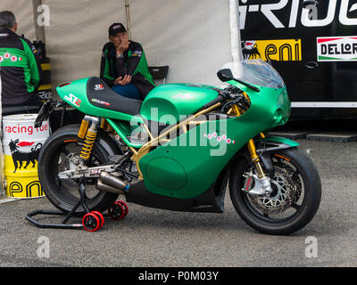 Moto Paton, leichte Motorrad aus Italien, Isle of Man TT Straße Rennen, Mountain Course, 2018 Stockfoto