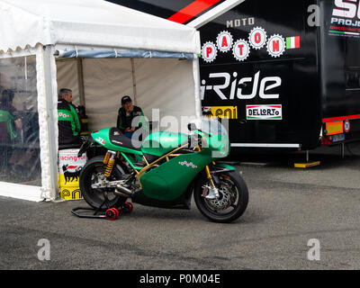 Moto Paton, leichte Motorrad aus Italien, Isle of Man TT Straße Rennen, Mountain Course, 2018 Stockfoto