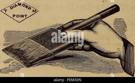 "Die Trainer Entscheidungsträger' Hand illustrierte Buch "(1875 Stockfoto