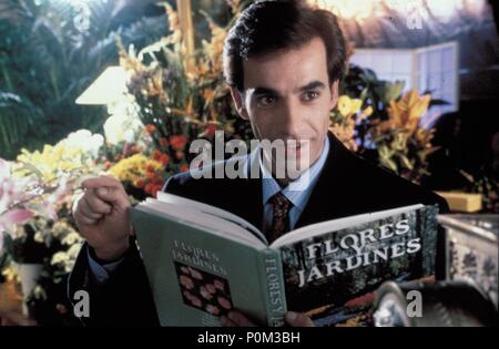 Original Film Titel: UNA MUJER bajo la lluvia. Englischer Titel: EINE FRAU IN DEN REGEN. Regisseur: GERARDO VERA. Jahr: 1992. Stars: Imanol Arias. Stockfoto