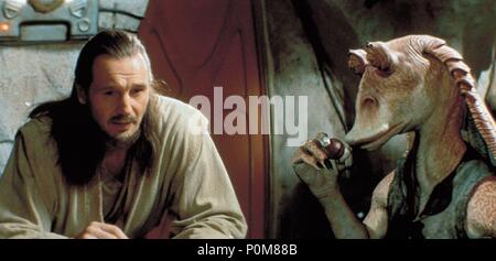 Original Film Titel: Star Wars: Episode I - Die Dunkle Bedrohung. Englischer Titel: Star Wars: Episode I - Die Dunkle Bedrohung. Regisseur: George Lucas. Jahr: 1999. Stars: Liam Neeson. Credit: LUCAS FILM LTD & TM/Album Stockfoto