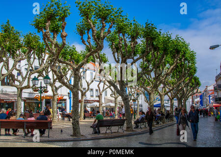 Mafra Portugal. 02. Juni 2018. Blick auf Dorf in der Nähe von Ericeira, Lissabon, Portugal Stockfoto