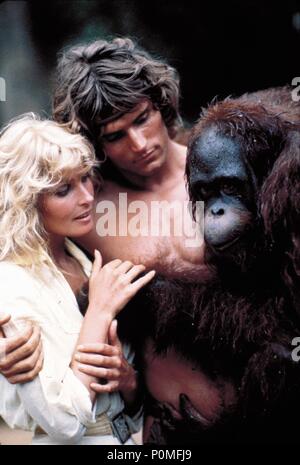 Original Film Titel: Tarzan, der Affe MENSCH. Englischer Titel: Tarzan, der Affe MENSCH. Regisseur: John Derek. Jahr: 1981. Stars: BO DEREK; Miles O'Keefe. Credit: M. G. M/United Artist/Album Stockfoto