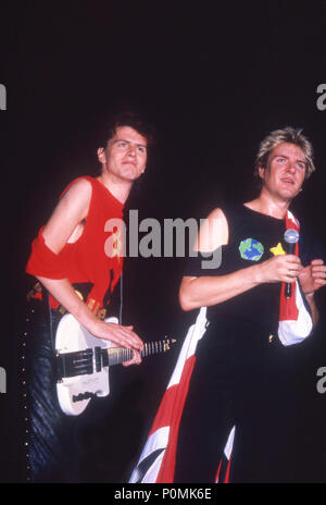 Duran Duran im Wembley Arena 1983 Stockfoto