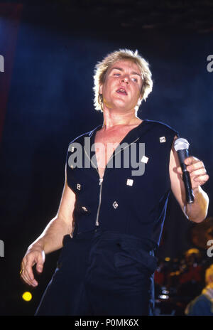 Duran Duran im Wembley Arena 1983 Stockfoto