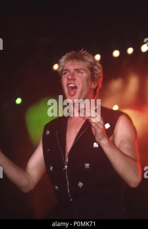 Duran Duran im Wembley Arena 1983 Stockfoto