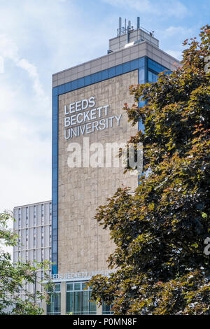 Beckett Leeds University, City Campus, Leeds, West Yorkshire, England, Großbritannien Stockfoto