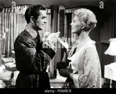 Original Film Titel: EDDY DUCHIN STORY. Englischer Titel: EDDY DUCHIN STORY. Film Regie: George SIDNEY. Jahr: 1956. Stars: Kim Novak; TYRONE POWER. Quelle: Columbia Pictures/Album Stockfoto