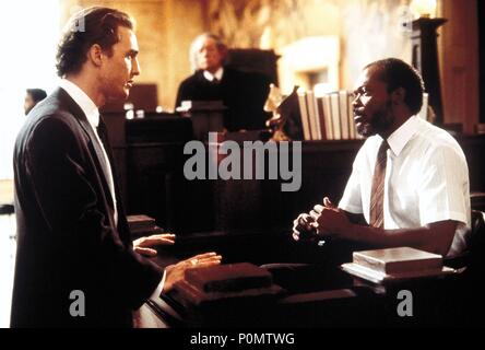 Original Film Titel: EINE ZEIT, ZU TÖTEN. Englischer Titel: EINE ZEIT, ZU TÖTEN. Regisseur: Joel Schumacher. Jahr: 1996. Stars: MATTHEW MCCONAUGHEY; Samuel L. Jackson. Quelle: WARNER BROTHERS/Album Stockfoto