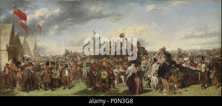 "Derby Day" von William Powell Frith.c. 1850 s, Christies Stockfoto