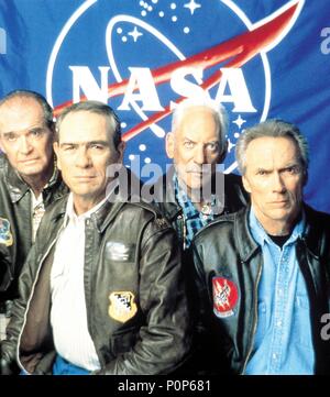 Original Film Titel: Space Cowboys. Englischer Titel: Space Cowboys. Regisseur: Clint Eastwood. Jahr: 2000. Stars: Clint Eastwood, Donald Sutherland, JAMES GARNER, Tommy Lee Jones. Quelle: WARNER BROS. Bilder / Album Stockfoto