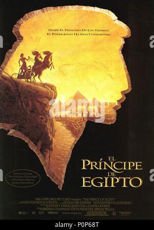 Original Film Titel: Der Prinz von Ägypten. Englischer Titel: Der Prinz von Ägypten. Regisseur: Simon Wells, BRENDA CHAPMAN, STEVE HICKNER. Jahr: 1998. Quelle: DREAMWORKS/Album Stockfoto