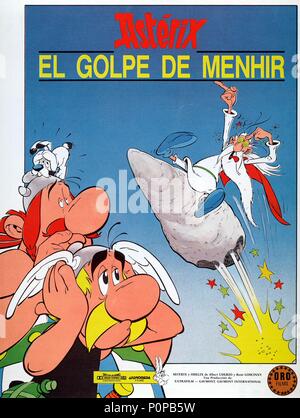 Original Film Titel: ASTÉRIX ET LE COUP DU MENHIR. Englischer Titel: ASTERIX UND DIE GROSSEN kämpfen. Regisseur: PHILIPPE GRIMOND. Jahr: 1989. Credit: DARGAUD FILME/Album Stockfoto