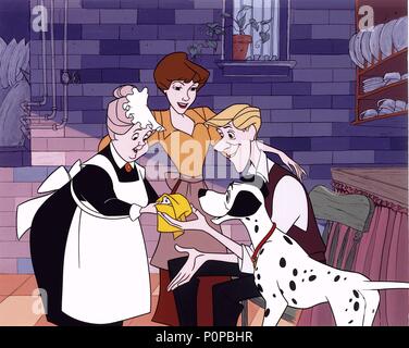 Original Film Titel: HUNDERT UND EINS DALMATINER. Englischer Titel: HUNDERT UND EINS DALMATINER. Film Regie: CLYDE GERONIMI, HAMILTON LUSKE, WOLFGANG REITHERMAN. Jahr: 1961. Credit: WALT DISNEY PRODUCTIONS/Album Stockfoto