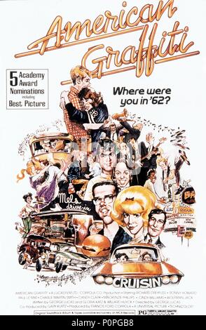 Original Film Titel: AMERICAN GRAFFITI. Englischer Titel: AMERICAN GRAFFITI. Regisseur: George Lucas. Jahr: 1973. Credit: LUCASFILM/COPPOLA CO/Universal/Album Stockfoto