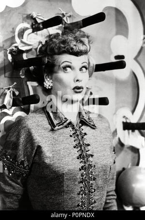 Original Filmtitel: ICH LIEBE LUCY-TV. Englischer Titel: ICH LIEBE LUCY-TV. Jahr: 1951. Stars: Lucille Ball. Quelle: CBS-TV/Album Stockfoto