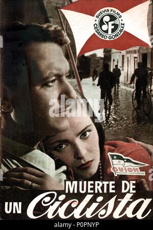 Original Film Titel: MUERTE DE UN CICLISTA. Englischer Titel: Alter der Untreue. Regisseur: JUAN ANTONIO BARDEM. Jahr: 1955. Quelle: MANUEL JOSE GOYANES/Album Stockfoto