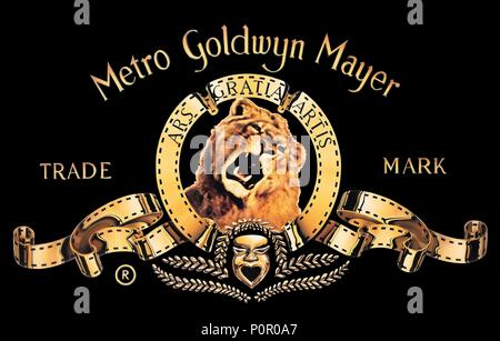 Beschreibung: Logo der Metro Goldwyn Mayer. Original Film Titel: FILM GESCHICHTE: M.G.M.. Englischer Titel: FILM GESCHICHTE: M.G.M.. Jahr: 1928. Stockfoto