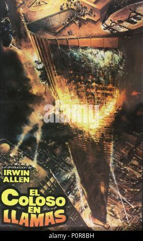 Original Film Titel: Flammendes Inferno. Englischer Titel: The TOWERING INFERNO. Regisseur: John GUILLERMIN, IRWIN ALLEN. Jahr: 1974. Quelle: 20th Century Fox/Warner/Album Stockfoto