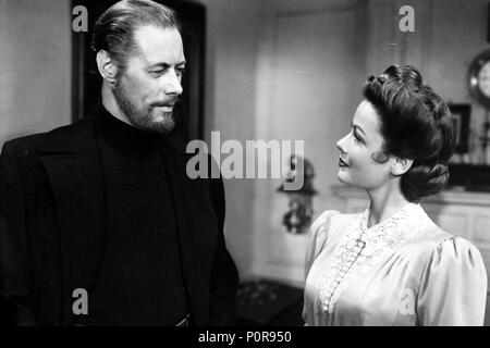 Original Film Titel: DER GEIST UND MRS. MUIR. Englischer Titel: DER GEIST UND MRS. MUIR. Regisseur: Joseph L.MANKIEWICZ. Jahr: 1947. Stars: REX HARRISON; GENE TIERNEY. Quelle: 20th Century Fox/Album Stockfoto