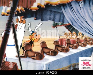 Original Film Titel: ASTERIX ET CLEOPATRA. Englischer Titel: Asterix und Kleopatra. Regisseur: René Goscinny, LEE PAYANT. Jahr: 1968. Credit: DARGAUD FILME/Album Stockfoto