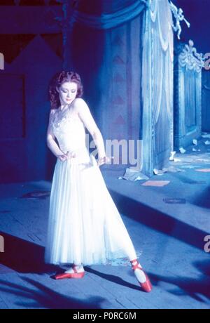 Original Film Titel: Die roten Schuhe. Englischer Titel: Die roten Schuhe. Film Regie: EMERIC PRESSBURGER. Jahr: 1948. Stars: Moira Shearer. Credit: Rang/Album Stockfoto