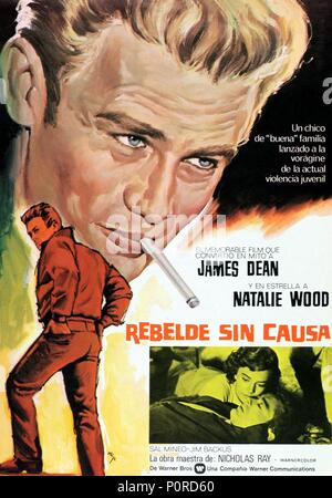 Original Film Titel: REBELLEN OHNE URSACHE. Englischer Titel: REBELLEN OHNE URSACHE. Regisseur: Nicholas Ray. Jahr: 1955. Quelle: WARNER BROTHERS/Album Stockfoto