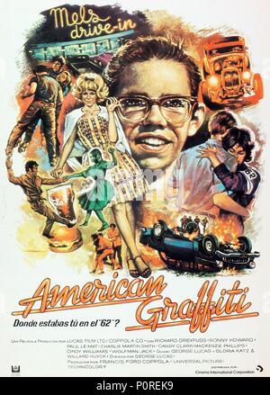 Original Film Titel: AMERICAN GRAFFITI. Englischer Titel: AMERICAN GRAFFITI. Regisseur: George Lucas. Jahr: 1973. Credit: LUCASFILM/COPPOLA CO/Universal/Album Stockfoto