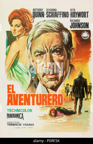 Original Film Titel: L'AVVENTURIERO. Englischer Titel: L'AVVENTURIERO. Regisseur: Terence Young. Jahr: 1967. Credit: SELMUR/CINERAMA LÖSEN/Album Stockfoto