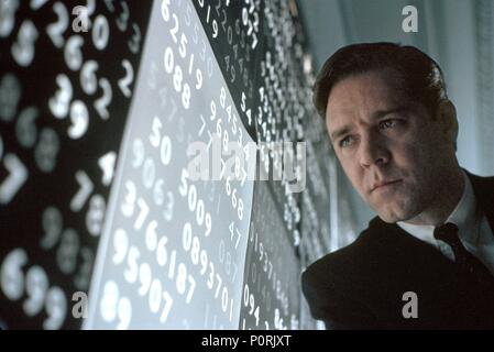 Original Film Titel: A Beautiful Mind. Englischer Titel: A Beautiful Mind. Regisseur: Ron Howard. Jahr: 2001. Stars: Russell Crowe. Credit: UNIVERSAL STUDIOS/DREAMWORKS/REED, ELI/Album Stockfoto