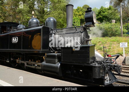 Puffing Billy, Australiens Premier Steam Railway erhalten, Melbourne Stockfoto