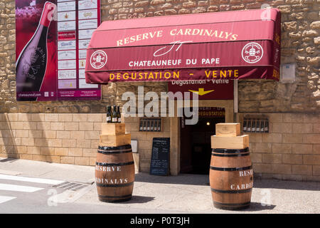 Chateauneuf-du-Pape Carpentras Vaucluse Provence-Alpes-Côte d'Azur Frankreich Stockfoto