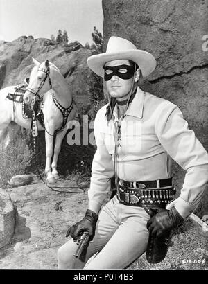 Original Film Titel: The Lone Ranger. Englischer Titel: The Lone Ranger. Regisseur: STUART HEISLER. Jahr: 1956. Stars: Clayton Moore. Credit: WRATHER PRODUKTIONEN/Album Stockfoto