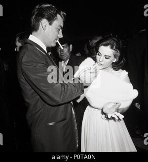 Jahr: 1960. Stars: Natalie Wood, Robert Wagner. Stockfoto