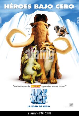 Original Film Titel: EISZEIT. Englischer Titel: EISZEIT. Regisseur: CHRIS WEDGE, CARLOS SALDANHA. Jahr: 2002. Quelle: 20th Century Fox/Album Stockfoto