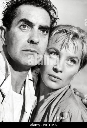 Original Film Titel: sieben Wellen entfernt. Englischer Titel: sieben Wellen entfernt. Regisseur: Richard Sale. Jahr: 1957. Stars: TYRONE POWER, MAI ZETTERLING. Quelle: Columbia Pictures/Album Stockfoto