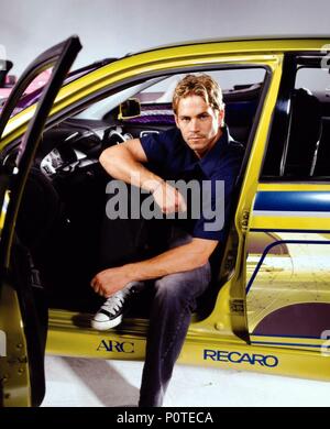 Original Filmtitel: 2 fast 2 furious. Englischer Titel: 2 fast 2 furious. Regisseur: John Singleton. Jahr: 2003. Stars: Paul Walker. Quelle: UNIVERSAL PICTURES/Album Stockfoto