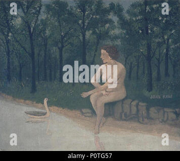 "Leda" von John Kane, Johnson Museum der Kunst. Stockfoto