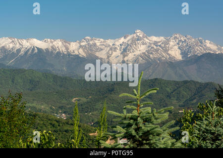 Tien Shan Range in der Nähe von Almaty, Kasachstan Stockfoto