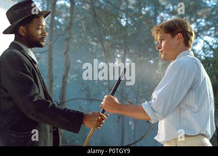 Original Filmtitel: die Legende von Bagger Vance. Englischer Titel: Die Legende von Bagger Vance. Regisseur: Robert Redford. Jahr: 2000. Stars: Will Smith, MATT DAMON. Credit: ALLIED FILMEMACHER/JAMES, David/Album Stockfoto