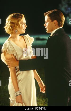 Original Filmtitel: die Legende von Bagger Vance. Englischer Titel: Die Legende von Bagger Vance. Regisseur: Robert Redford. Jahr: 2000. Stars: Charlize Theron; MATT DAMON. Credit: ALLIED FILMEMACHER/JAMES, David/Album Stockfoto