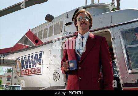 Original Film Titel: ANCHORMAN: die Legende von Ron Burgundy. Englischer Titel: ANCHORMAN: die Legende von Ron Burgundy. Film Regie: ADAM MCKAY. Jahr: 2004. Stars: Will Ferrell. Quelle: Dreamworks SKG/MASI, FRANK/Album Stockfoto