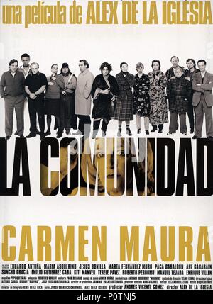 Original Film Titel: LA COMUNIDAD. Englischer Titel: Common Wealth. Regisseur: ALEX DE LA IGLESIA. Jahr: 2000. Credit: LOLAFILMS/Album Stockfoto