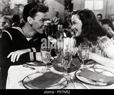 Original Film Titel: Anker lichten. Englischer Titel: Anker lichten. Film Regie: George SIDNEY. Jahr: 1945. Stars: Frank Sinatra; KATHRYN GRAYSON. Credit: M.G.M/Album Stockfoto