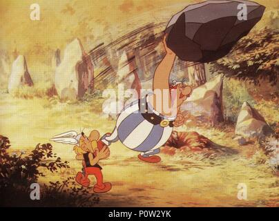 Original Film Titel: ASTÉRIX ET LE COUP DU MENHIR. Englischer Titel: ASTERIX UND DIE GROSSEN kämpfen. Regisseur: PHILIPPE GRIMOND. Jahr: 1989. Credit: DARGAUD FILME/Album Stockfoto